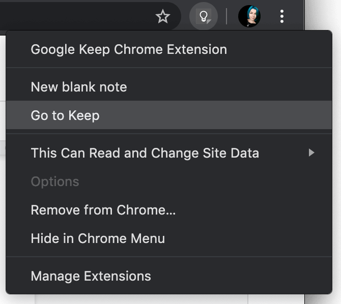 How To Use The Google Keep Chrome Extension image