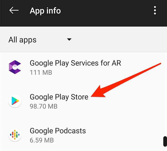 How To Fix a Google Play Store White Screen image 5