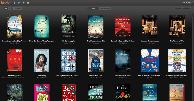 kindle reader cloud