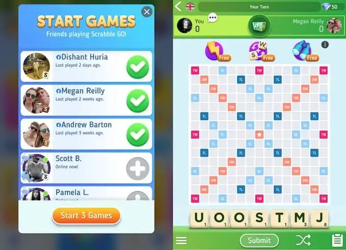 Scrabble, Free Online Multiplayer Word Game