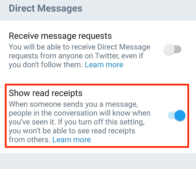 How To Turn Off Read Receipts In Twitter image 4