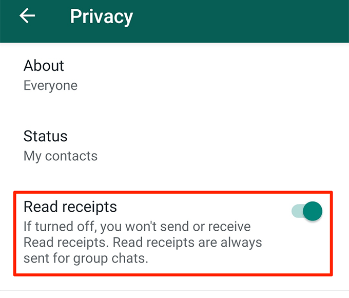 How To Turn Off Read Receipts In WhatsApp image 4