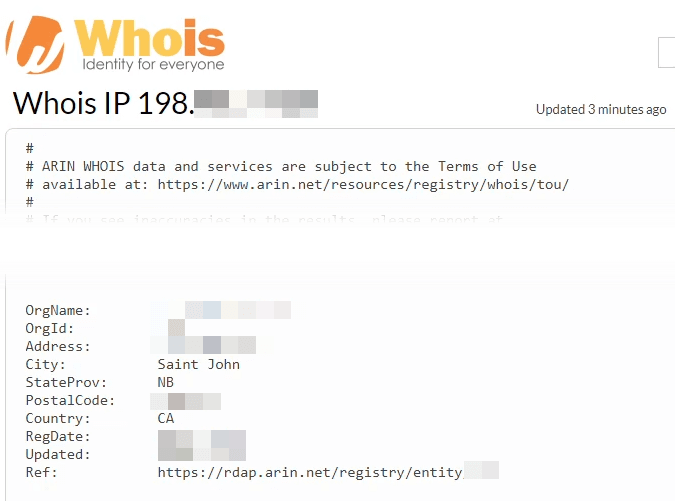 Ip gmail. WHOIS IP.