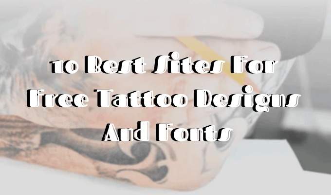 Made by heaven - tattoo font, download free scetch