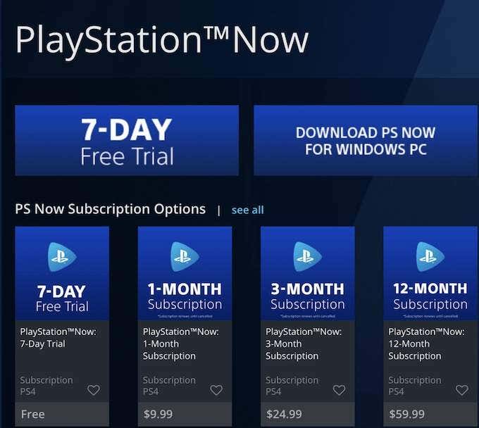 PlayStation Now Is .99 Per Month image