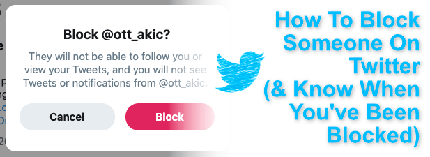How To Block Someone On Twitter & Know When You’ve Been Blocked image