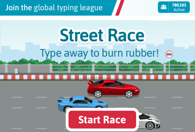 Run Race TypeRush Typing Gaming 