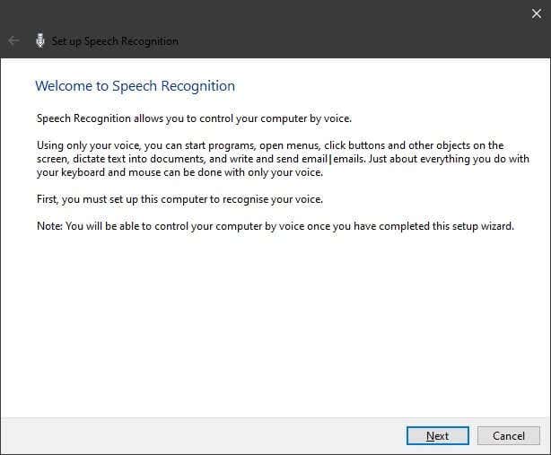 Setting Up Speech Recognition image 2