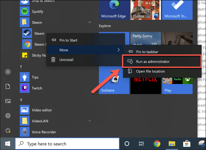 How to Run Steam as Admin on Windows image