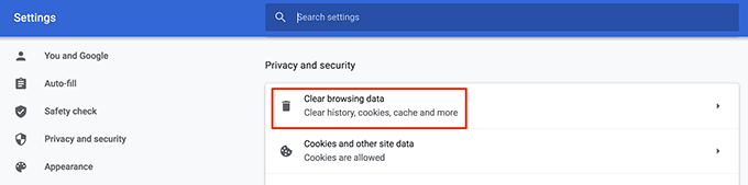 Clear Your Browsing History &amp; Other Data image