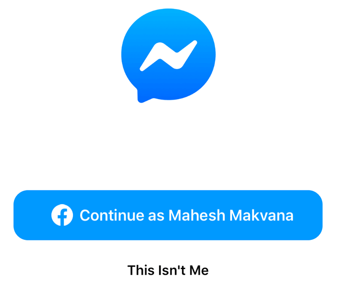 Log Out Of Facebook Messenger On iPhone image 7