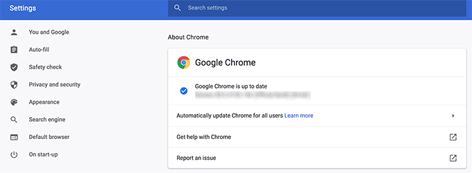 Update Your Chrome Browser image 3