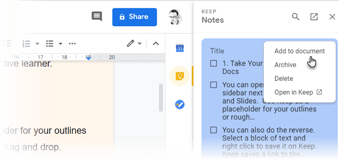 Take Your Notes To Google Docs image
