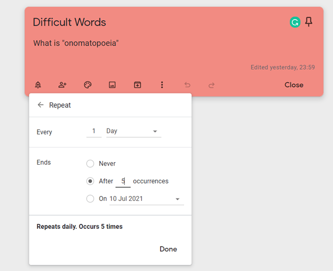 Use Google Keep Like a Simple Flash Card image