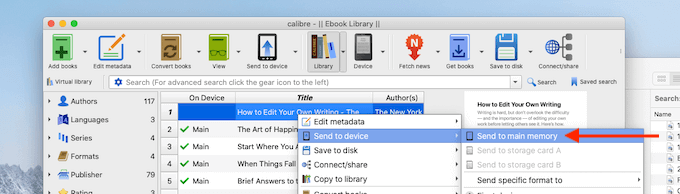 How To Send a PDF File To Kindle Using Calibre image 2