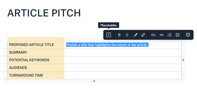 Dropbox-Paper-Adding-Placeholder - Online Tech Tips How To Make Your Own Template From a Blank Document image 2 - Dropbox-Paper-Adding-Placeholder