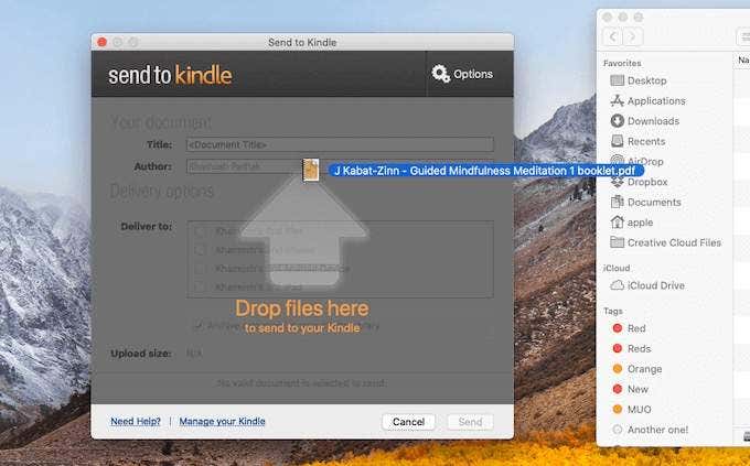 How To Send a PDF File To Kindle Using The Send To Kindle App image 2