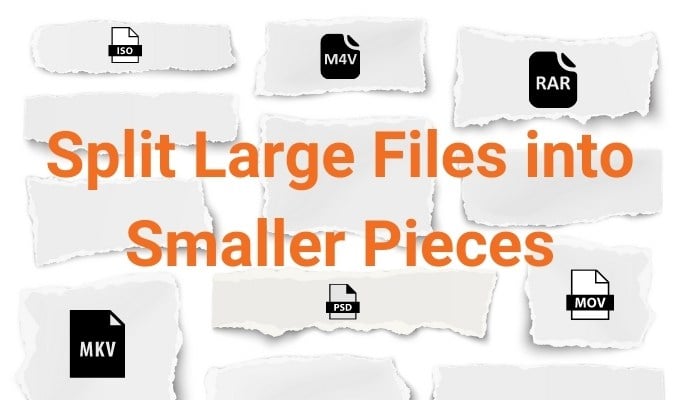 How to Split a Large File into Multiple Smaller Pieces image