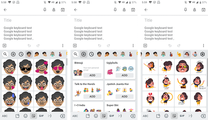 And There Are Gboard Stickers Too image