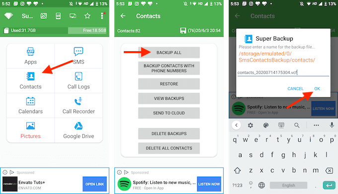 How To Export Contacts From Android Smartphone image