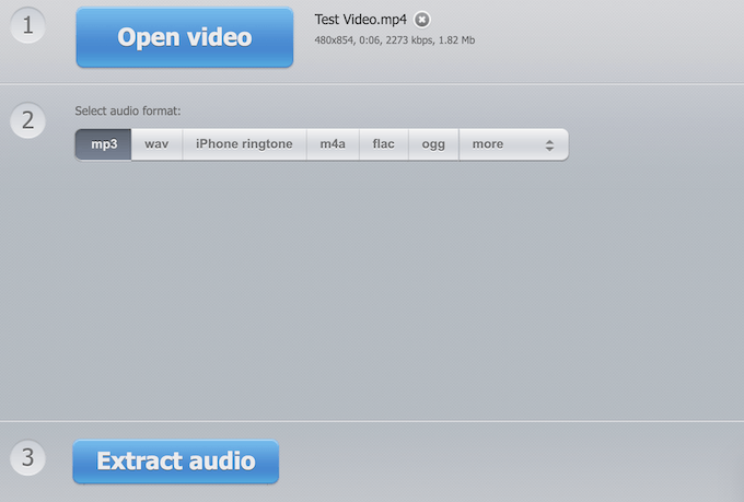 Extract Audio From Video Using Online Tools image 3