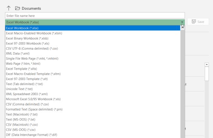 Extensions of Excel File – File Formats Supported in Excel - Earn & Excel