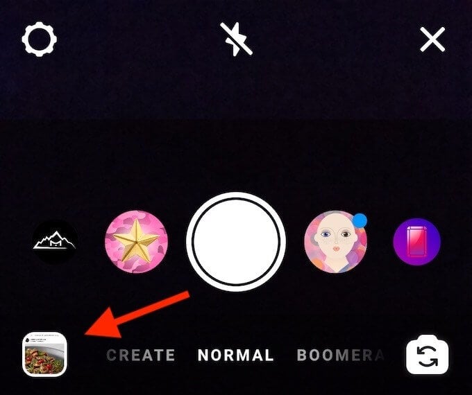 instagram_camera-screen - Online Tech Tips How To Make An Instagram Story image 2