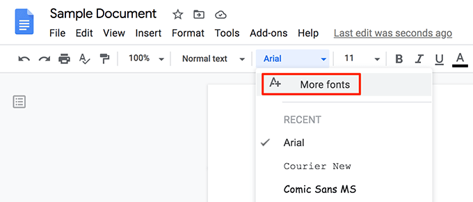 Use The Fonts Menu To Find &amp; Use More Fonts image
