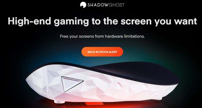 What Shadow Cloud Gaming Offers image