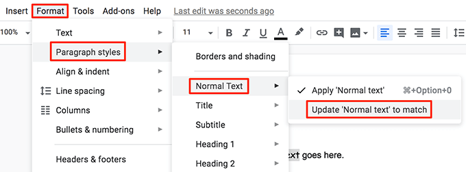 Set a Newly Added Font Default In Google Docs image 2