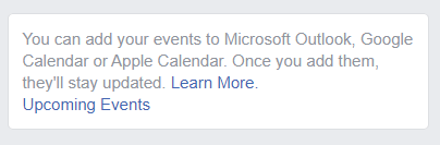 Bring Facebook Events To The Calendar image