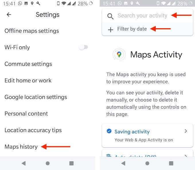 How To Delete Google Maps History image 2