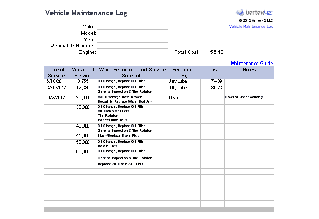 Mileage Calendar Template from www.online-tech-tips.com