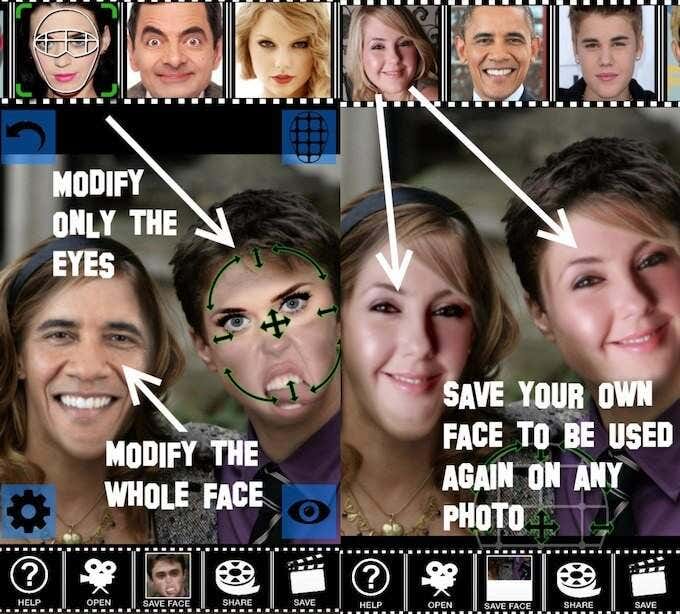 Celebrity Face Swap image