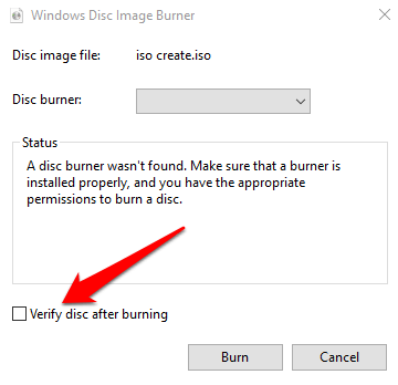 Burn An ISO Image File To Disc On Windows 10 image 2