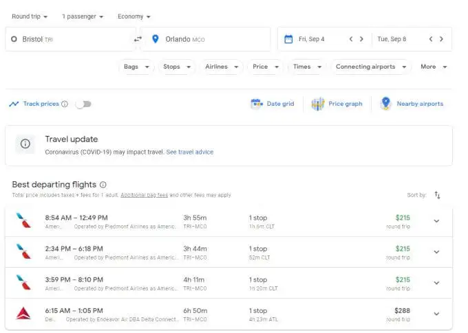 google-flights-results - Online Tech Tips Browsing Google Flights Results image