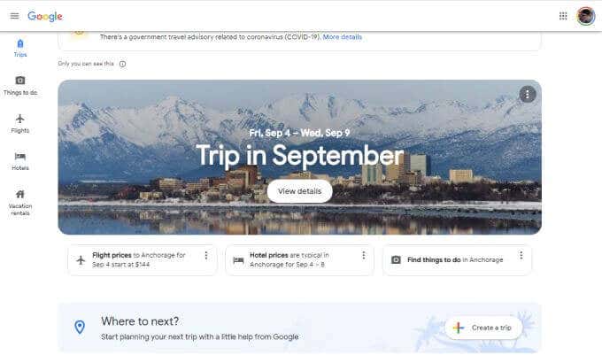 Other Google Flights Features image 2