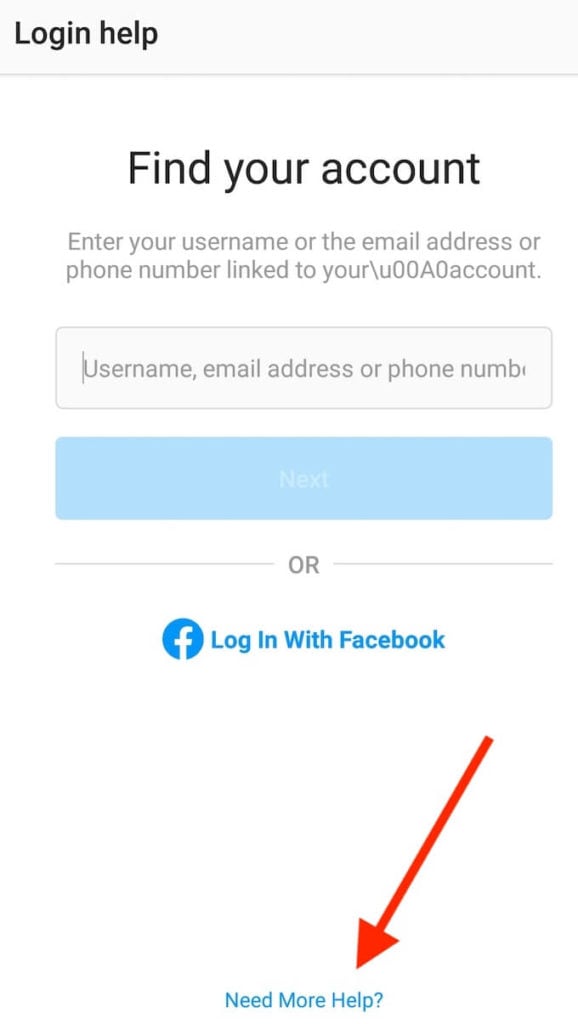 login-help-screen - Online Tech Tips How To Recover A Hacked Instagram Account image 6