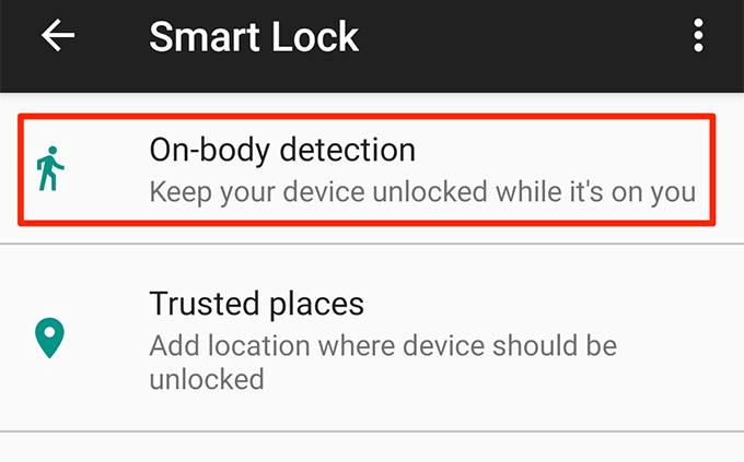How To Set Up On-Body Detection In Android Smart Lock image 3