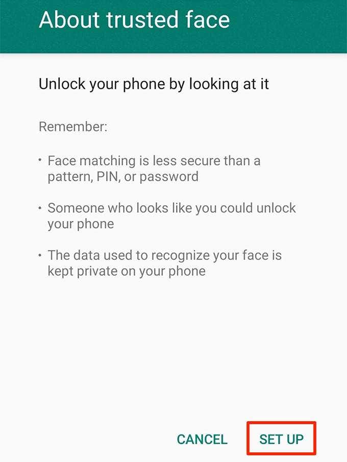 How To Set Up Facial Recognition In Android Smart Lock image 2