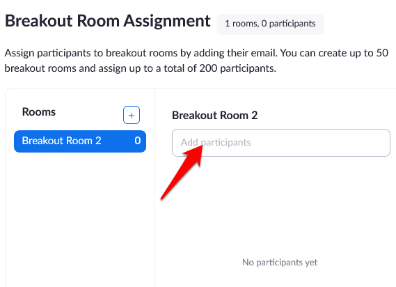 start-zoom-breakout-rooms-preassign-web-portal-add-participants - Online Tech Tips How To Create & Manage a Zoom Breakout Room image 16 - start-zoom-breakout-rooms-preassign-web-portal-add-participants