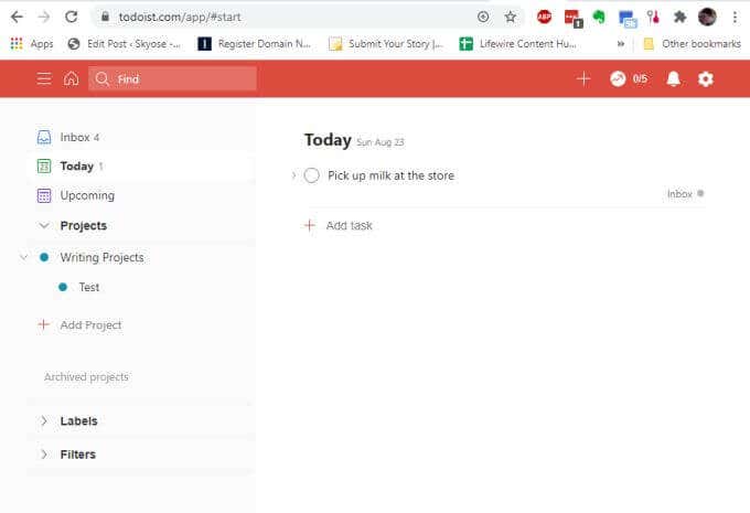 Other Observations About ToDoist Desktop image