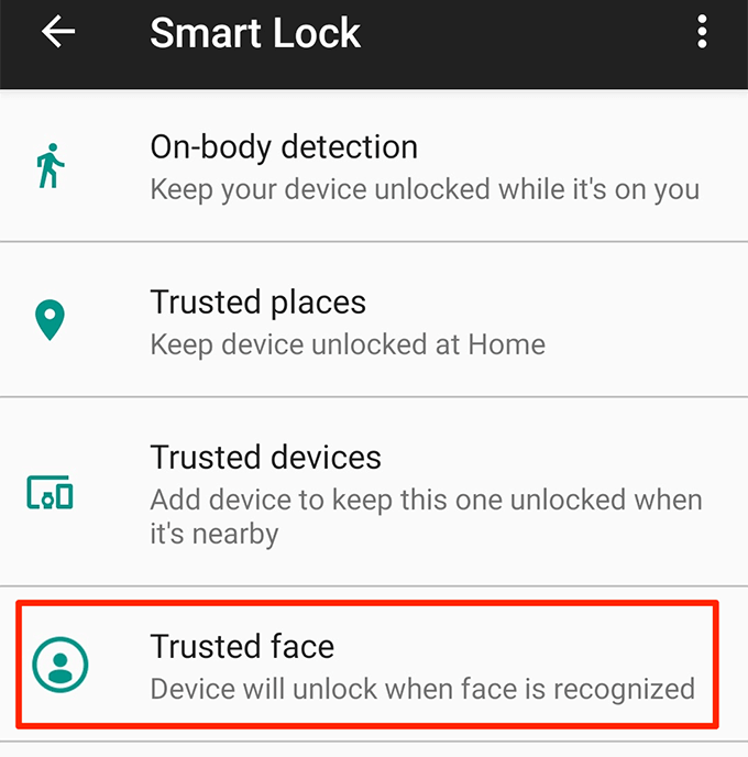 How To Set Up Facial Recognition In Android Smart Lock image