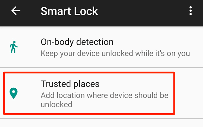 How To Set Up Trusted Places In Android Smart Lock image