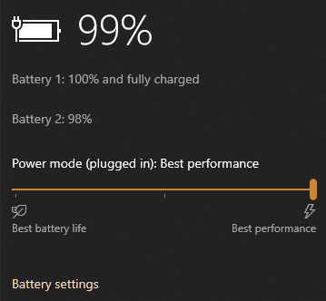 Power Settings image