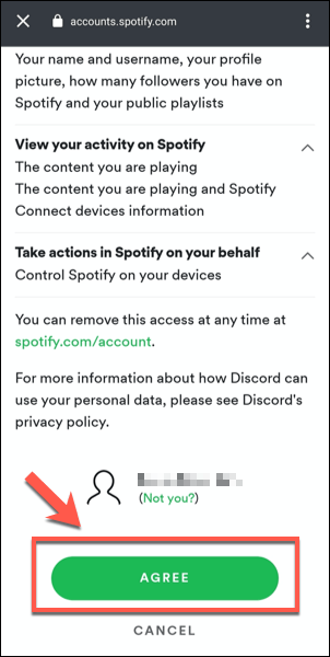 Linking Spotify To Your Discord Account On Mobile Devices image 5