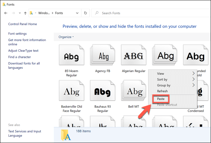 How To Install Free Fonts For Pc