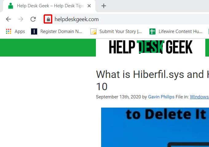 How to Know if a Site Uses HTTPS image