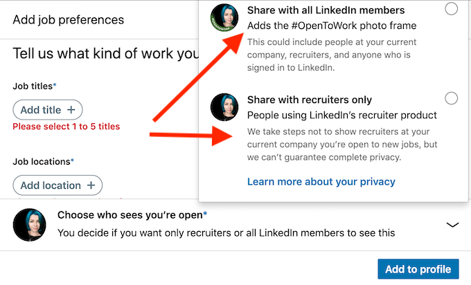 Linkedin says this profile is not available