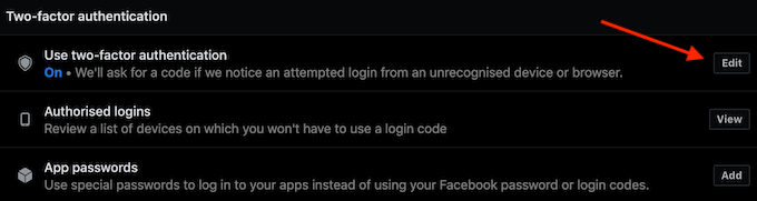 Two-Factor Authentication on Facebook image 3